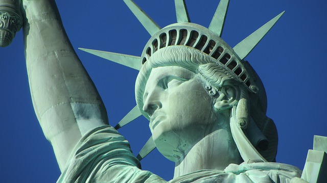 Backpacking in Amerika - statue ofliberty