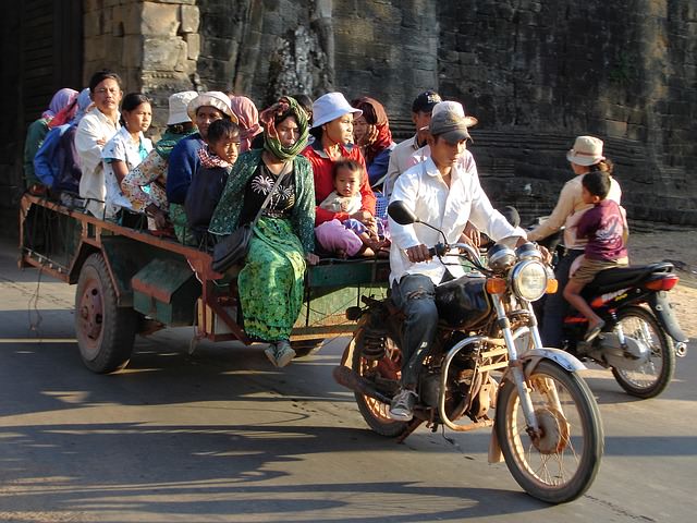 Backpacking in Kambodscha - Transport