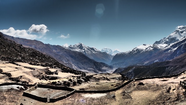 Backpacking in Nepal -Wandern