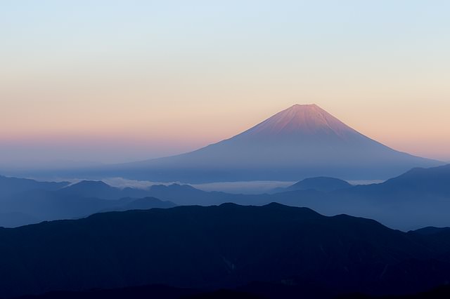 Backpacking in Japan - mt fuji