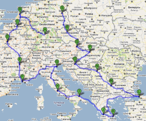 Central und Balkan Roadtrip