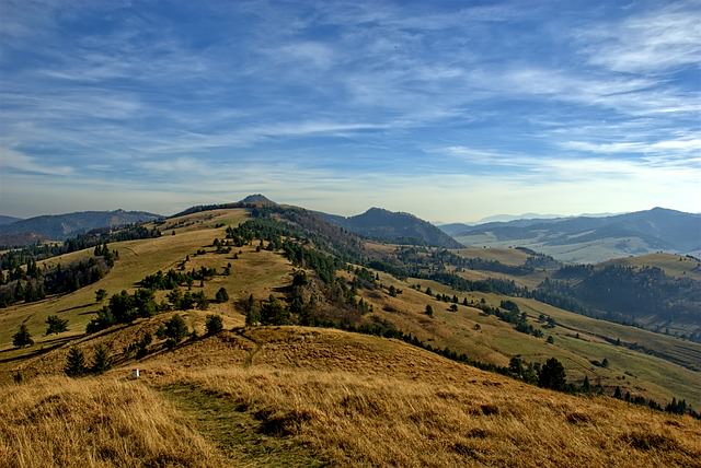 Polen Pieniny Gebirge