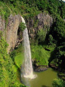 Wasserfall in Neuseeland