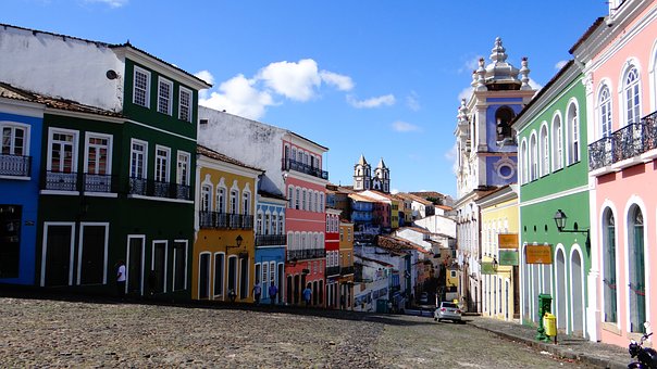 El Salvador Städte im Spiel der Farben