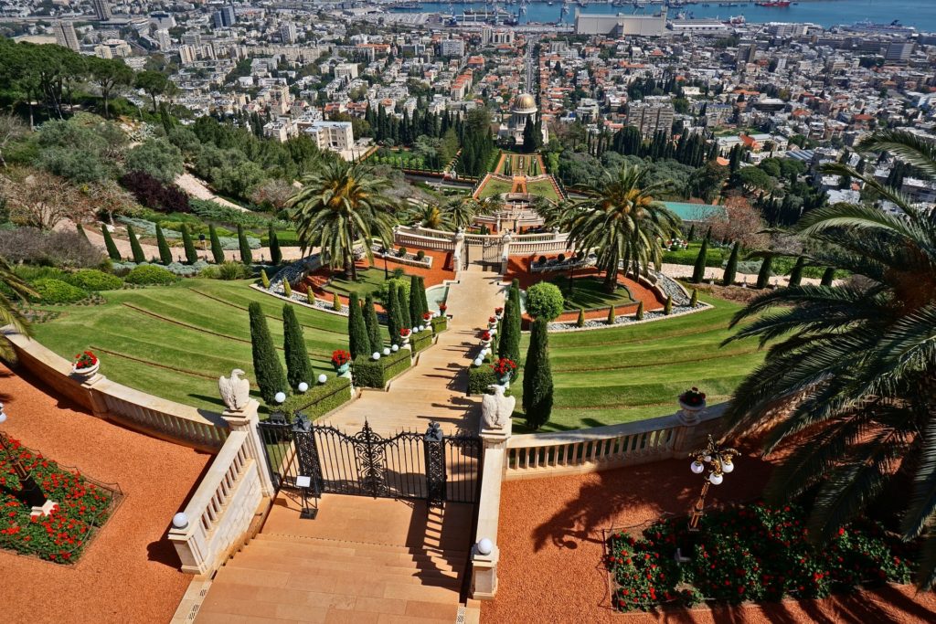 Backpacking Israel - Hängende Gärten der Bahai