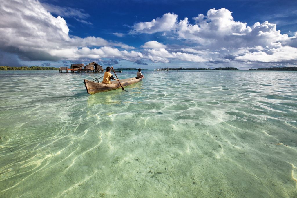 Backpacking in Papua-Neuguinea - Lagune